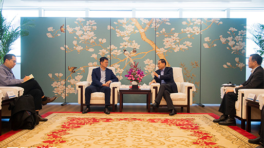 华为上海代表处莅临聚量集团考察交流