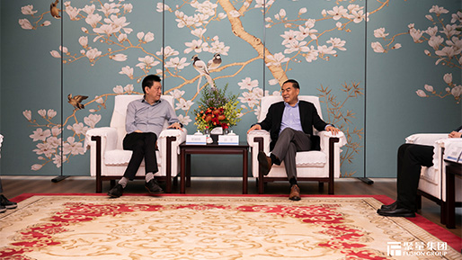 龙元建设集团总裁赖朝晖莅临聚量集团考察交流