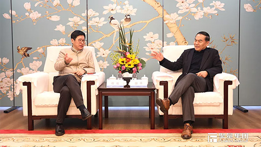 国和投资总裁程放及国鑫创投董事总经理尹逊敦一行莅临聚量集团考察交流